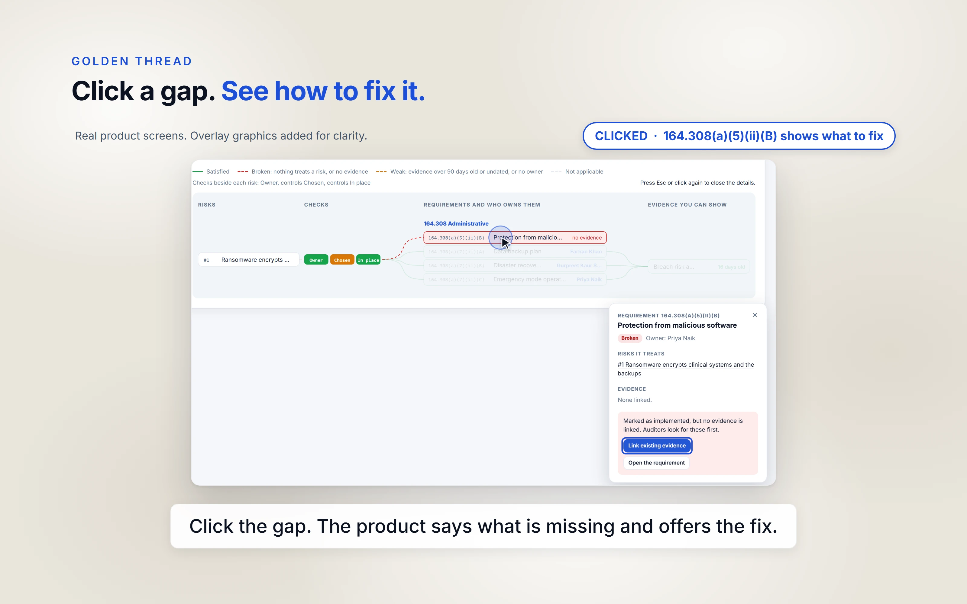Offset Abide: Click a gap