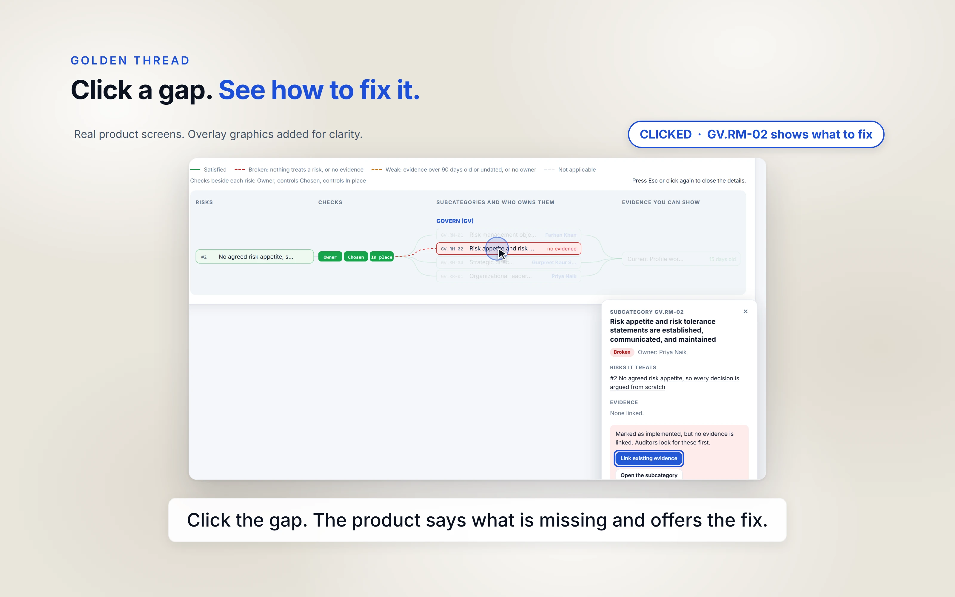 Offset Align: Click a gap